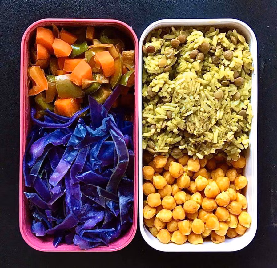 Du học nhưng vẫn chăm chỉ mang cơm đến trường, 9X khoe cơm chay đủ màu sắc chỉ 40k - 7