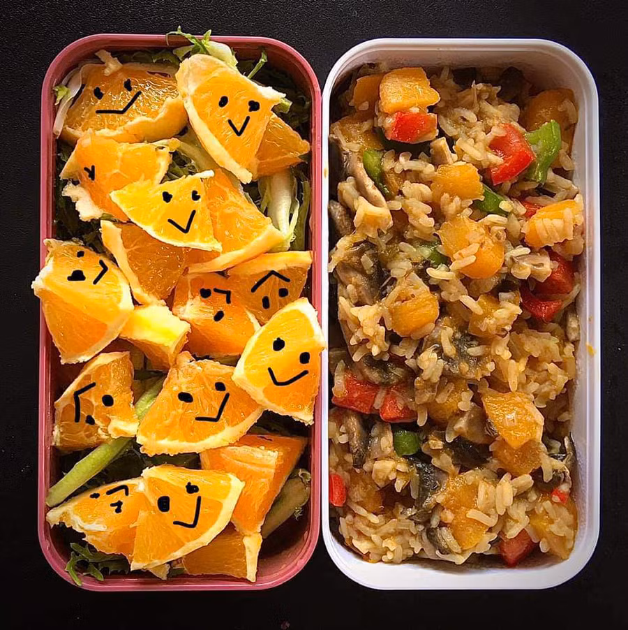 Du học nhưng vẫn chăm chỉ mang cơm đến trường, 9X khoe cơm chay đủ màu sắc chỉ 40k - 4