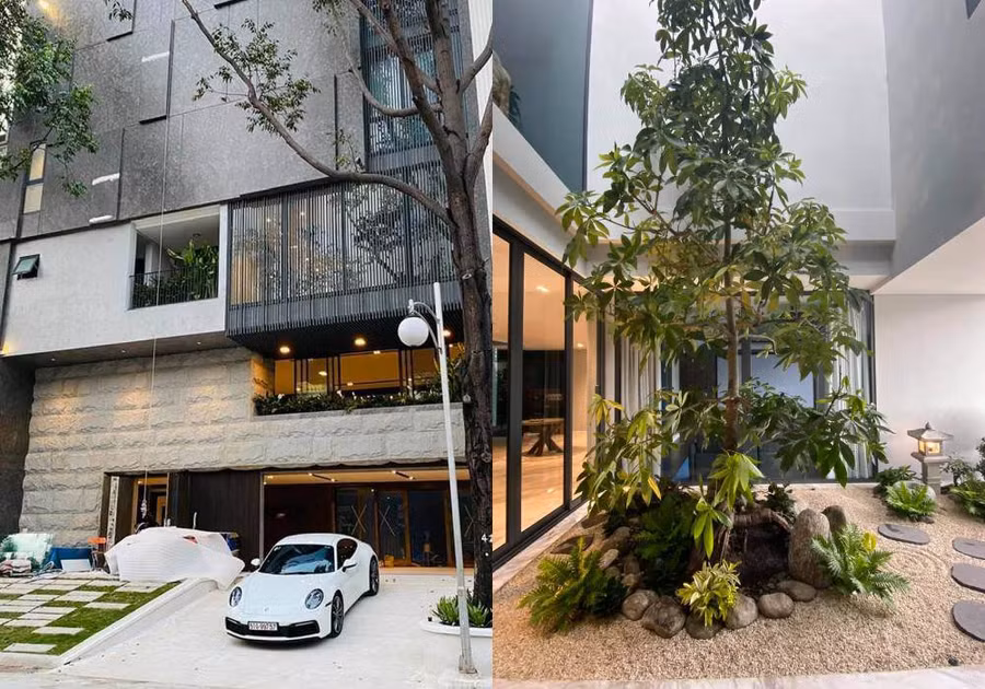 Góc vườn sang chảnh chuẩn nhà giàu trong biệt thự triệu đô của Cường Đô La và dàn sao Việt - 1