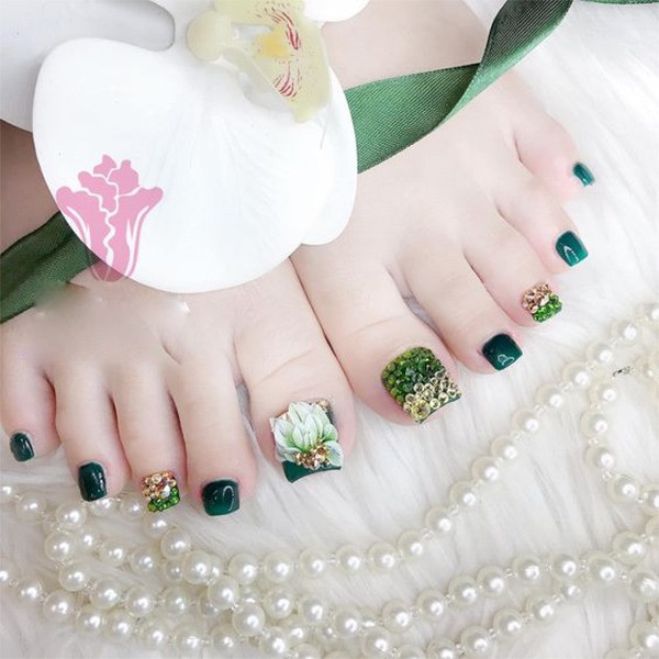 Những mẫu nail chân đẹp đơn giản nhẹ nhàng dẫn đầu xu hướng hiện nay - 8