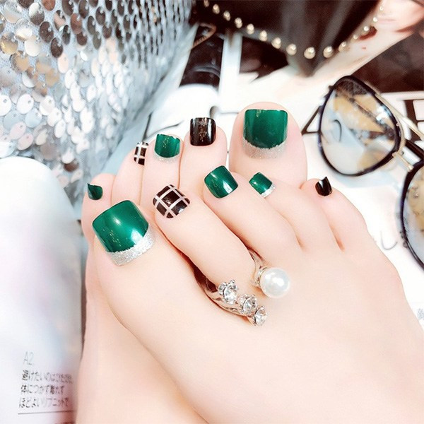 Những mẫu nail chân đẹp đơn giản nhẹ nhàng dẫn đầu xu hướng hiện nay - 17
