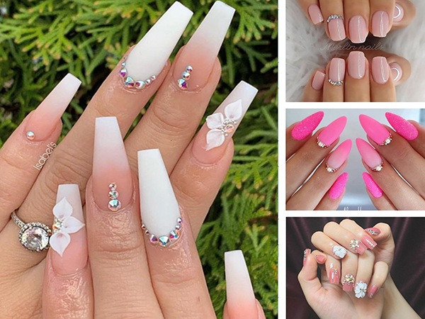 Những mẫu nail cô dâu xinh đẹp giúp bạn trở nên lung linh hơn trong ngày cưới - 7