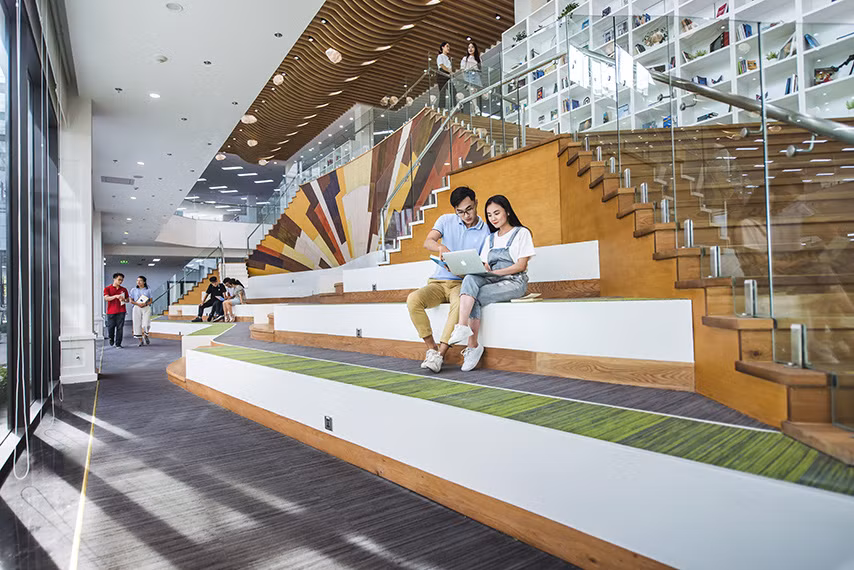 Trải nghiệm một ngày ở đại học tinh hoa VinUni - Ảnh 6. Trải nghiệm một ngày ở đại học tinh hoa VinUni - Ảnh 6.