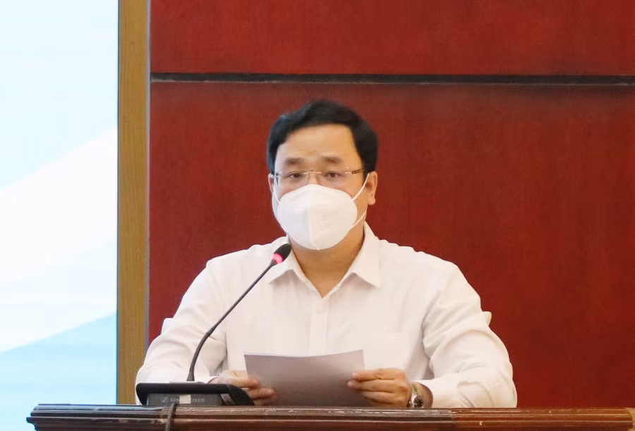 Ông Nguyễn Thế Sơn - Giám đốc Sở GD&amp;ĐT Bắc Ninh phát biều tại Hội nghị.