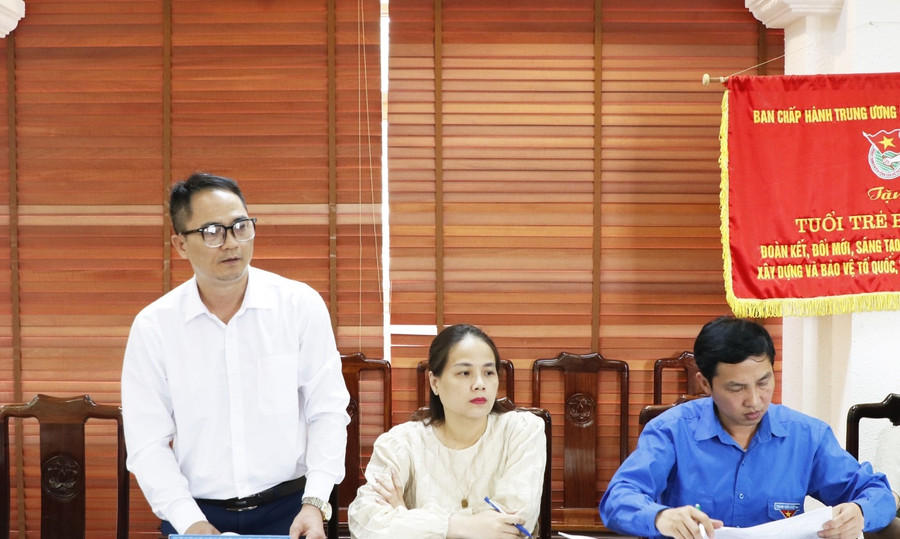 Đại diện Sở GD&amp;ĐT Bắc Ninh phát biểu.