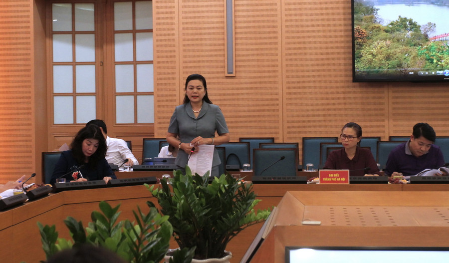 Phó Giám đốc Sở GD&amp;ĐT Hà Nội Trần Lưu Hoa phát biểu.