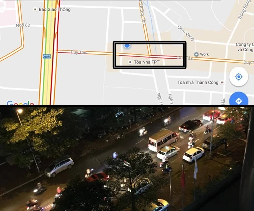 Google Maps mở tính năng theo dõi tắc đường ở Việt Nam