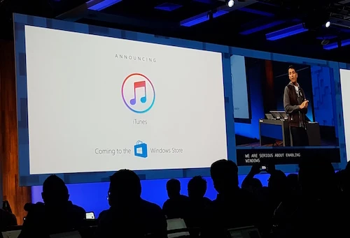 iTunes sẽ có mặt trên Windows Store
