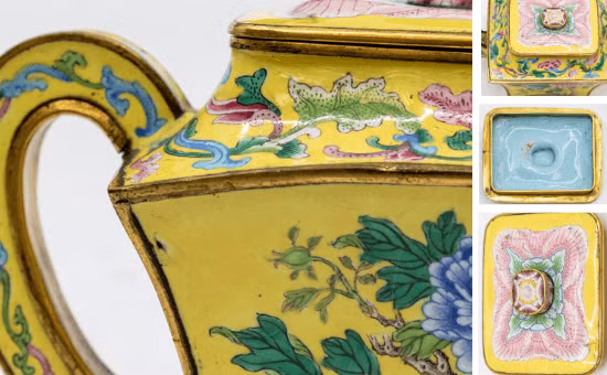 Chiếc ấm được chế tác vô cùng tốt và gần như nguyên vẹn qua thời gian (ảnh: SCMP).