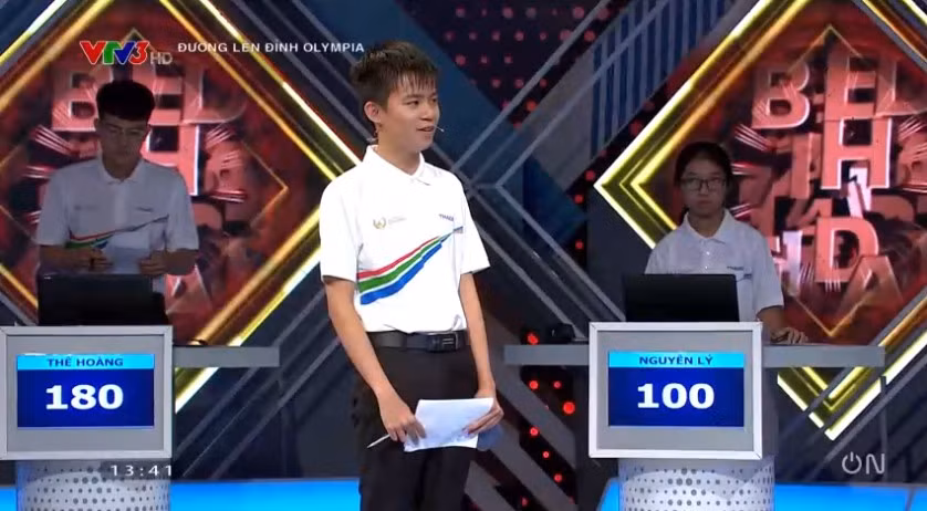 Phạm Thế Cường có phần thi Về đích xuất sắc.