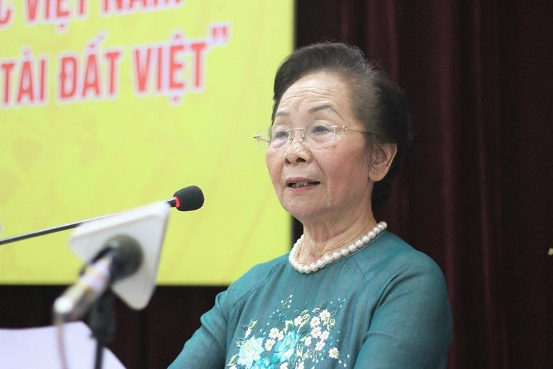 GS.TS Nguyễn Thị Doan - Chủ tịch Hội Khuyến học Việt Nam. Ảnh TH. GS.TS Nguyễn Thị Doan - Chủ tịch Hội Khuyến học Việt Nam. Ảnh TH.