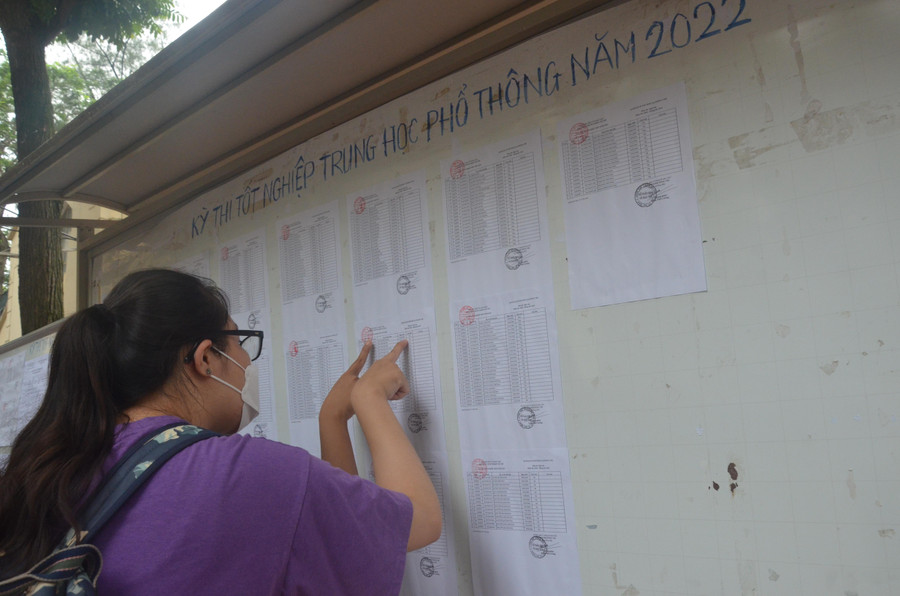 Hơn 1 triệu thí sinh cả nước tham dự kỳ thi. Ảnh NC.