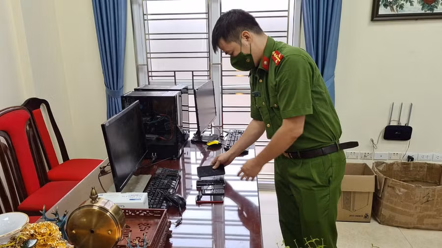 Tang vật vụ án cơ quan thu giữ.