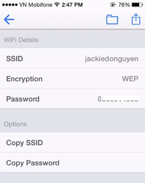 Kết nối Wi-Fi nhanh bằng mã QR Code