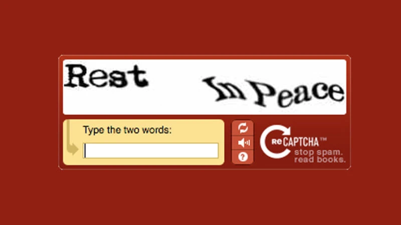Google cuối cùng cũng đã khai tử CAPTCHA