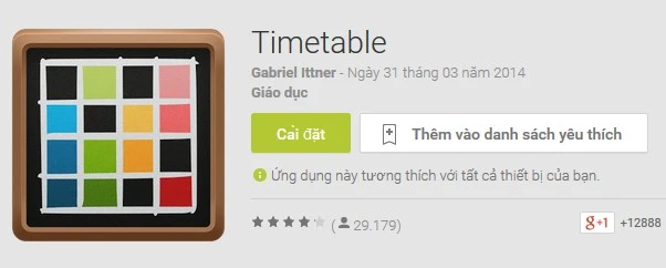 Quản lý thời khóa biểu trên điện thoại di động