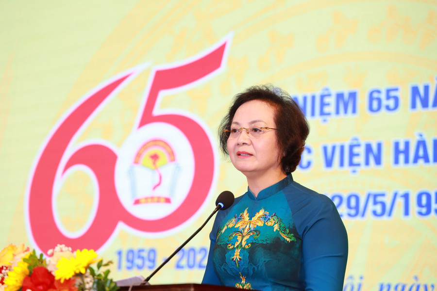 Bộ trưởng Phạm Thị Thanh Trà phát biểu. Bộ trưởng Phạm Thị Thanh Trà phát biểu.