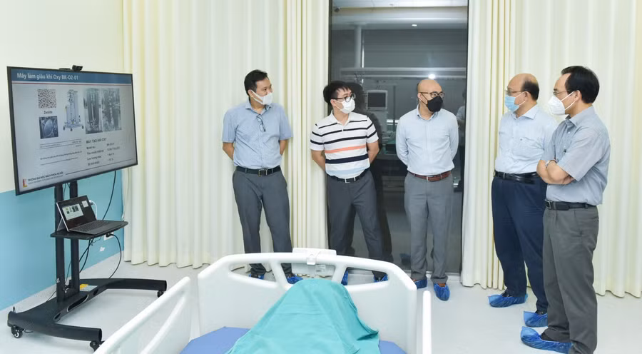 Máy được đo lường tại phòng thử nghiệm của VMED Group, xây dựng tiêu chuẩn cơ sở bởi HUST, giám định kỹ thuật từ Vinacontrol