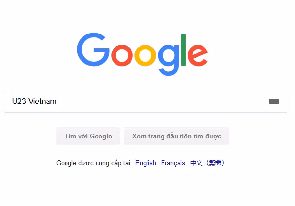 Khắp nơi trên thế giới tìm kiếm thông tin về U23 Việt Nam