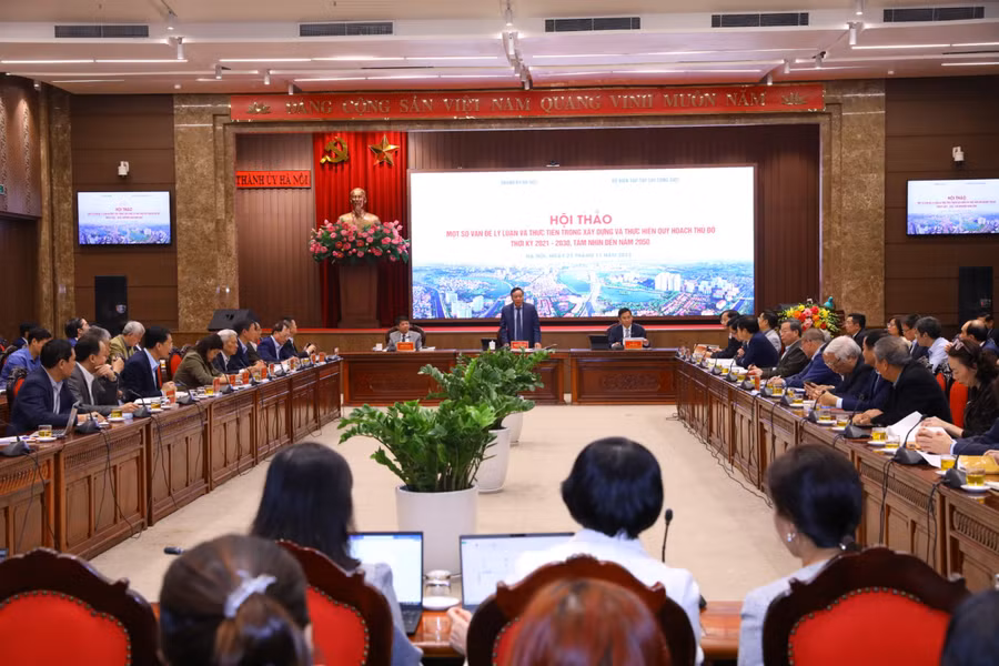 Quang cảnh hội thảo.