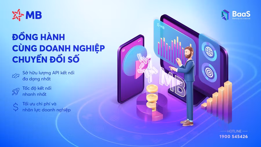 Với hơn 700 bộ API, MB thuộc top ngân hàng sở hữu số lượng API đa dạng nhất thị trường