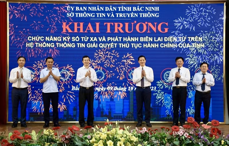 Sở TT&TT tỉnh Bắc Ninh triển khai hệ thống ký số từ xa và biên lai điện tử tạo thuận lợi cho người dân và doanh nghiệp.