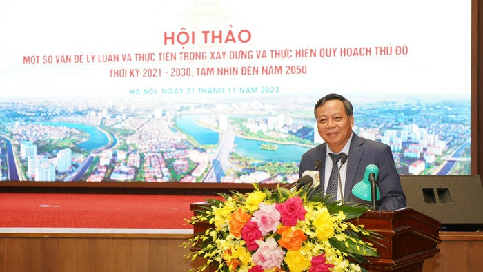 Ông Nguyễn Văn Phong, Phó Bí thư Thành ủy Hà Nội phát biểu. Ông Nguyễn Văn Phong, Phó Bí thư Thành ủy Hà Nội phát biểu.