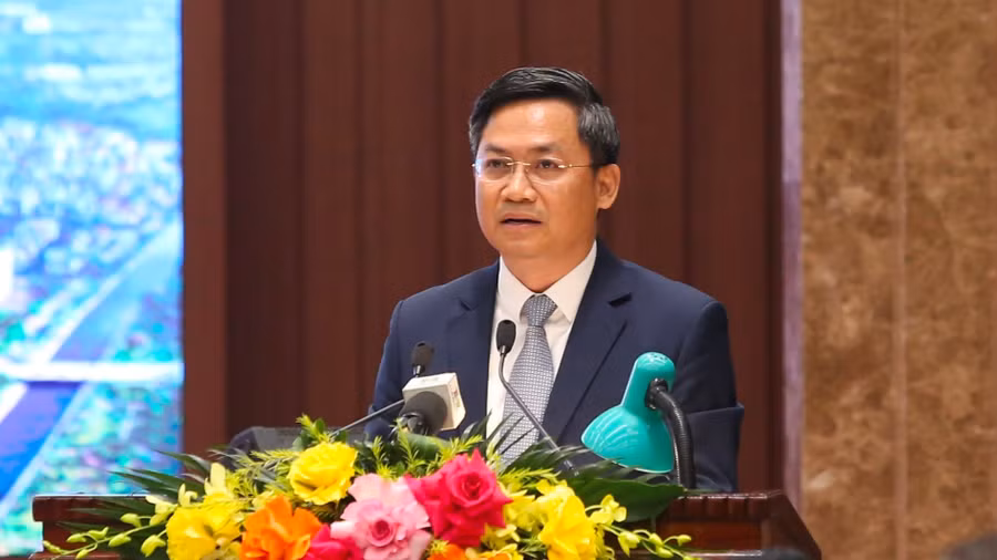 Ông Hà Minh Hải, Phó Chủ tịch UBND TP Hà Nội phát biểu.