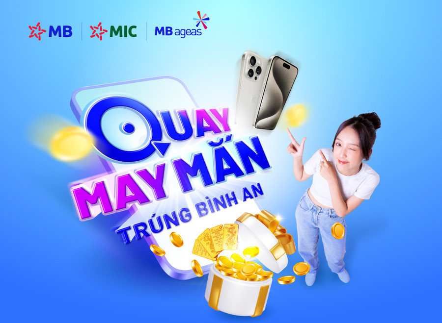 MB triển khai chương trình "Quay may mắn – Trúng bình an"