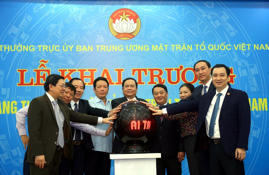 Mặt trận Tổ quốc Việt Nam ra mắt Trang thông tin điện tử mới 