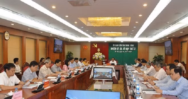 Ủy ban Kiểm tra Trung ương họp kỳ 37 từ ngày 2 đến 
