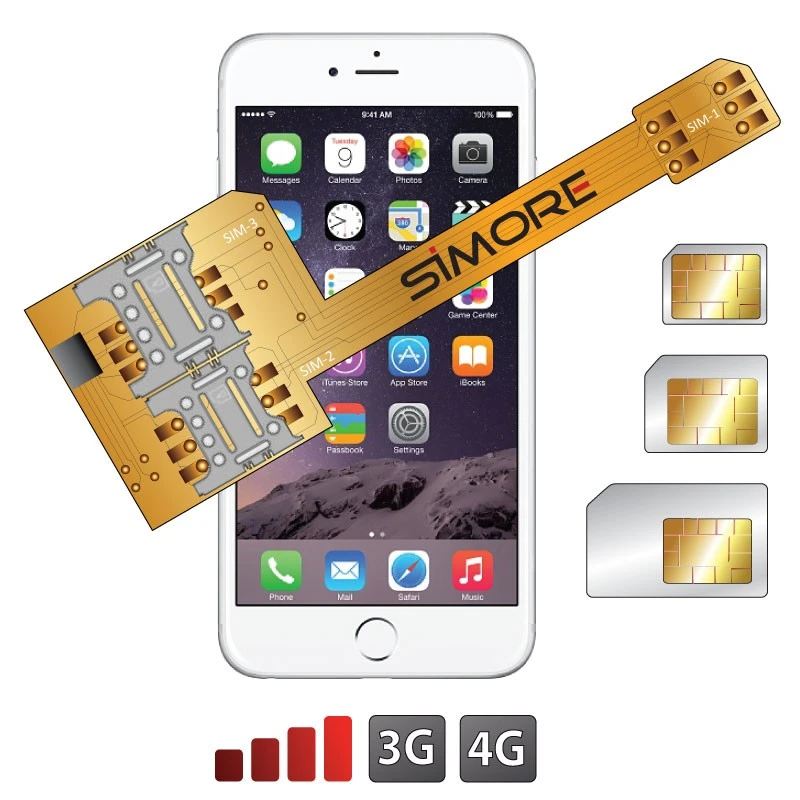 Biến iPhone thành điện thoại 3 sim 3 sóng