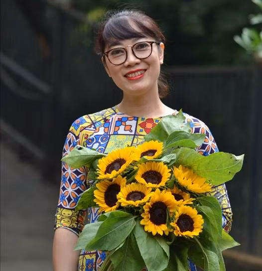 Cô Nguyễn Thị Phương - Trường Tiểu học Hoàng Hoa Thám (quận Ba Đình, Hà Nội) tâm huyết, sáng tạo trong giảng dạy.