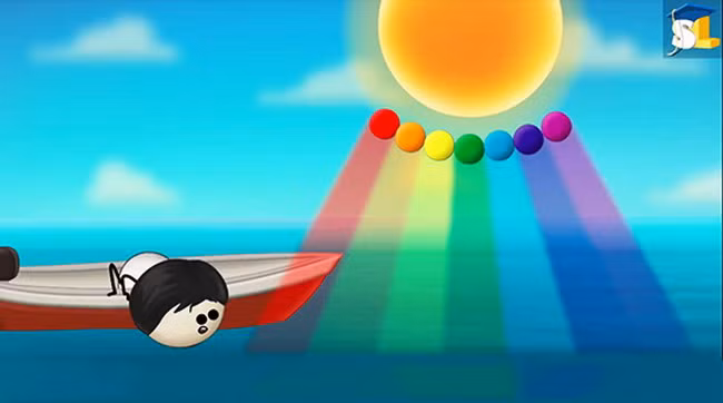 Tại sao nước biển có màu xanh da trời?