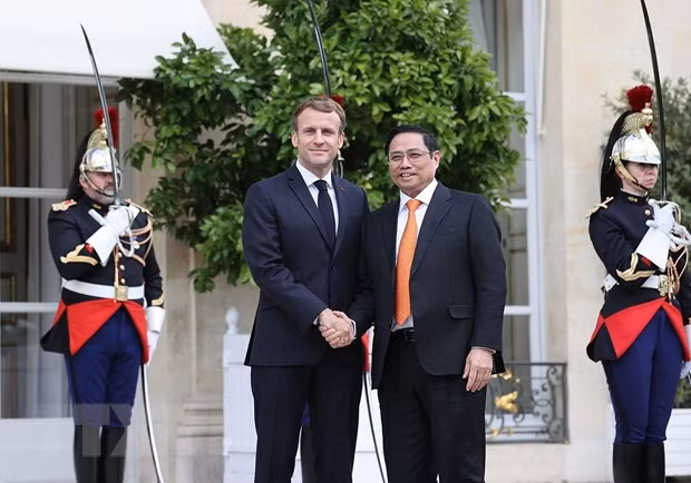 Thu tuong ket thuc tot dep chuyen tham chinh thuc Cong hoa Phap hinh anh 1