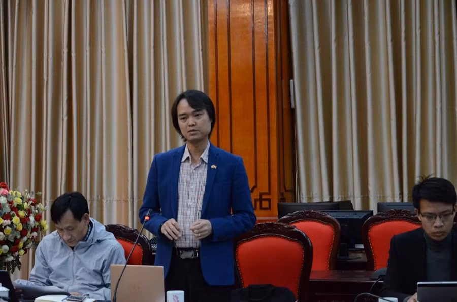 Chia sẻ của đại diện Vụ giáo dục Tiểu học, Bộ GD&amp;ĐT. Ảnh Ngô Chuyên.