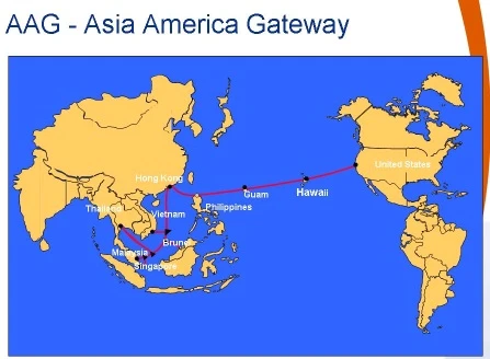 Thời gian sửa đường cáp quang biển AAG có thể mất đến 1 tháng