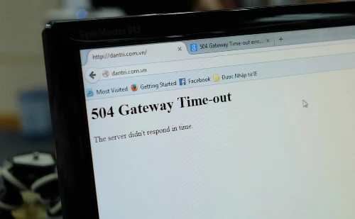 Một loạt website tin tức tại Việt Nam hoạt động chập chờn