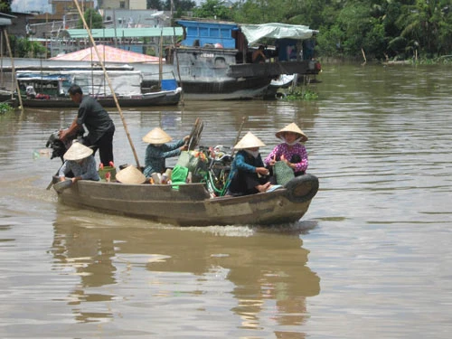 Bất an đò ngang trên sông Hậu