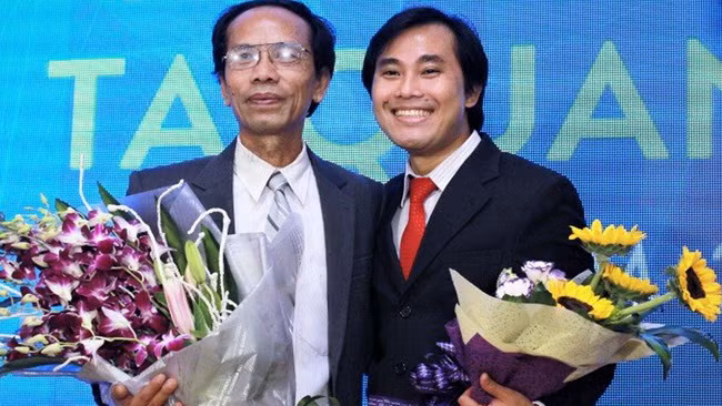 PGS Nguyễn Sum và GS Phan Thanh Sơn Nam