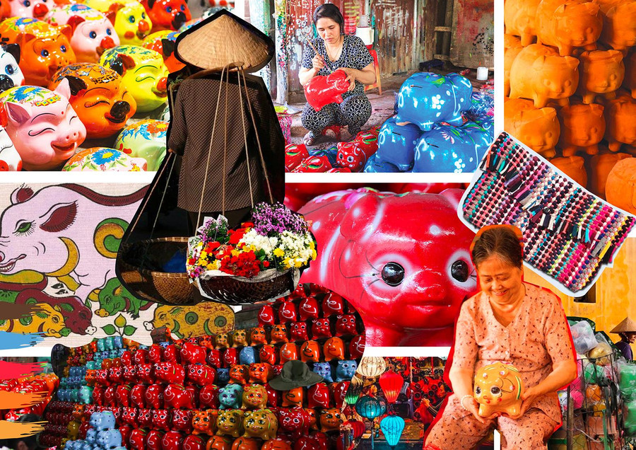 “ỦN ỈN&quot; của Trần Bảo Hà và Tô Hồng Minh Tiến lấy cảm hứng từ chú heo đất gần gũi, thân thương với mỗi người Việt Nam.