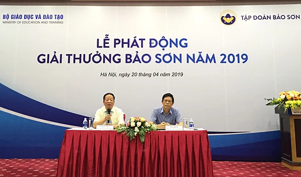 Phát động Giải thưởng Bảo Sơn năm 2019