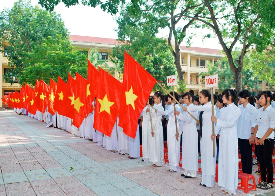 Học sinh trường THPT Gia Bình số 1 (Ảnh tư liệu).