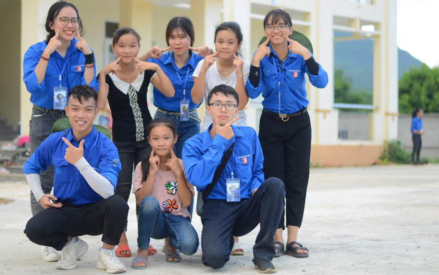 Nguyễn Kim Chi trong một lần tham gia tình nguyện. Ảnh NVCC. Nguyễn Kim Chi trong một lần tham gia tình nguyện. Ảnh NVCC.