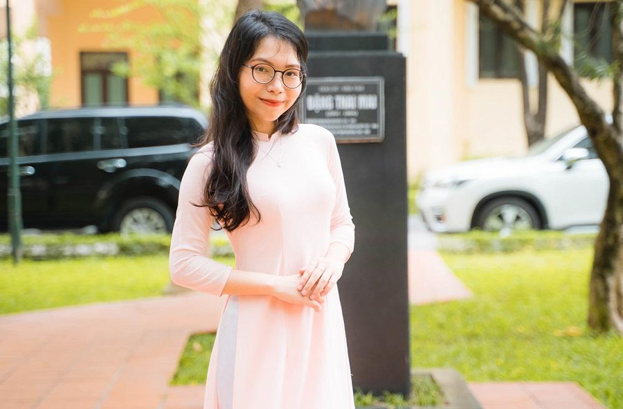 Tình yêu văn chương trong Minh Phương được vun đắp từ người dì của mình. Ảnh NVCC. Tình yêu văn chương trong Minh Phương được vun đắp từ người dì của mình. Ảnh NVCC.