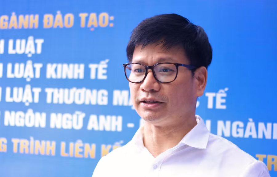 TS. Nguyễn Triều Dương – Phó trưởng phòng đào tạo – Trường ĐH Luật Hà Nội. Ảnh NC.