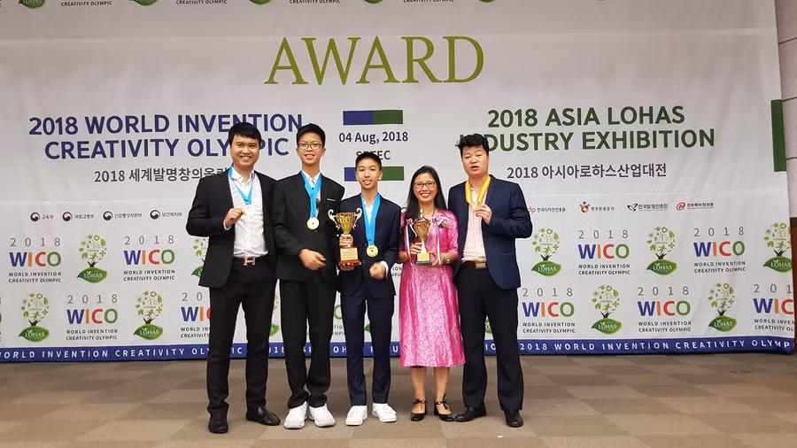 Học sinh Việt Nam đạt giải cao tại Olympic Phát minh và Sáng chế Thế giới ảnh 3