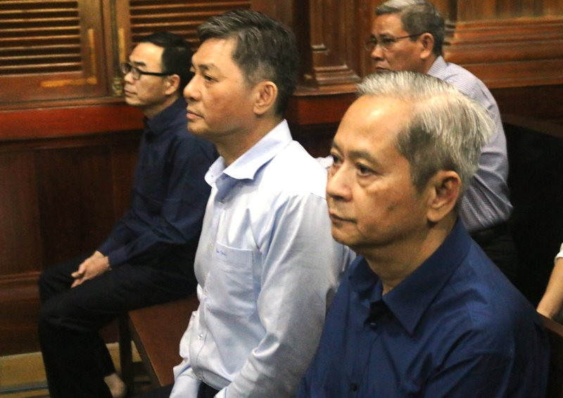 Bị cáo Tín tại phiên tòa Bị cáo Tín tại phiên tòa