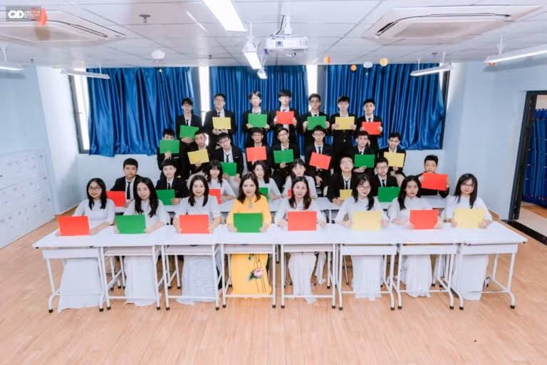 Tập thể lớp 9G0 với nhiều thành tích ấn tượng năm học 2022 -2023 vừa qua.