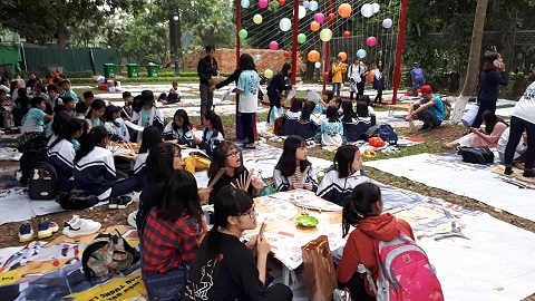 Học sinh trường THCS Tân Lập (Đan Phượng) trải nghiệm giáo dục di sản tại Hoàng Thành Thăng Long Học sinh trường THCS Tân Lập (Đan Phượng) trải nghiệm giáo dục di sản tại Hoàng Thành Thăng Long